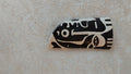 Ansigtsfragment II – keramikrelief